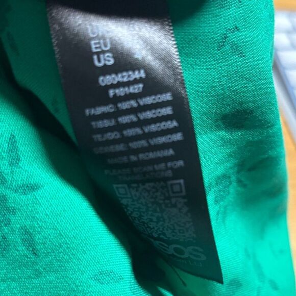 ASOS DESIGN CASUAL CLASSY FEMININE DANITY FLORAL MINI WRAP DRESS US SIZE 4 - Picture 5 of 5